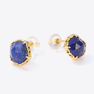 Lapis Lazuli Stud Earrings For Women